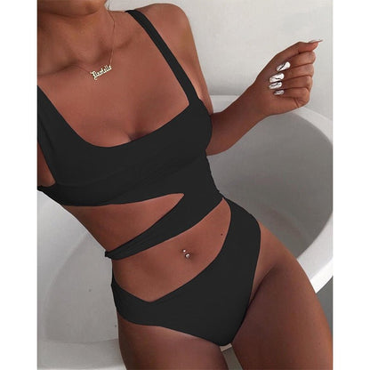 Isa - Gedurfde Bikini Set Dames met Uitgesneden Taille en Hoge Slip