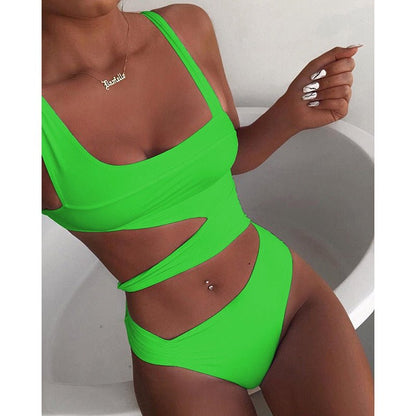 Isa - Gedurfde Bikini Set Dames met Uitgesneden Taille en Hoge Slip