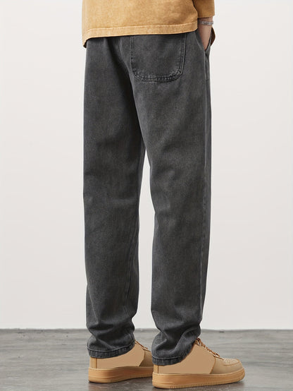 Jeans Heren - Baggy Jeans met Elastische Taille en Koordje | Casual