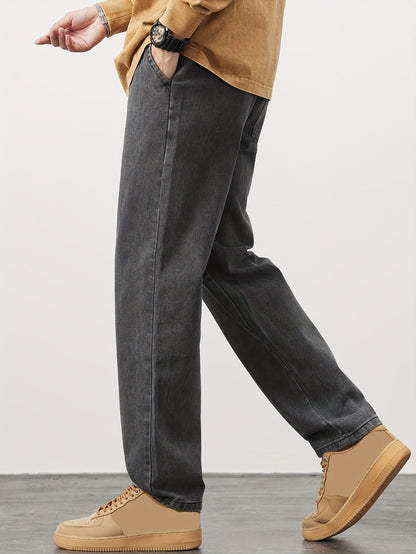 Jeans Heren - Baggy Jeans met Elastische Taille en Koordje | Casual