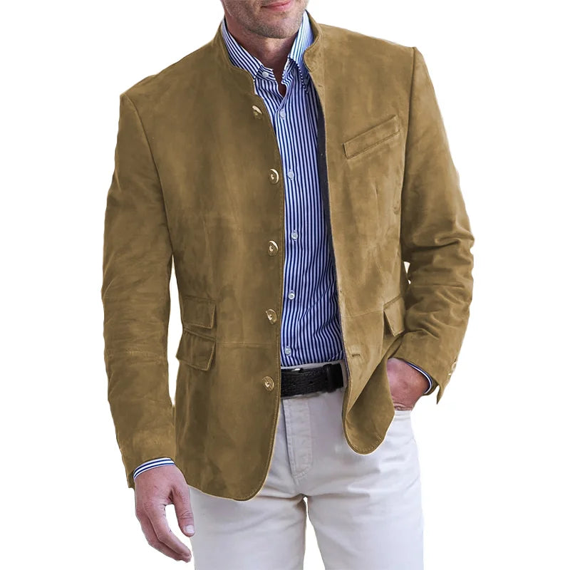 Jesse - Heren Blazer voor de Herfst met Knoopsluiting en Reverskraag