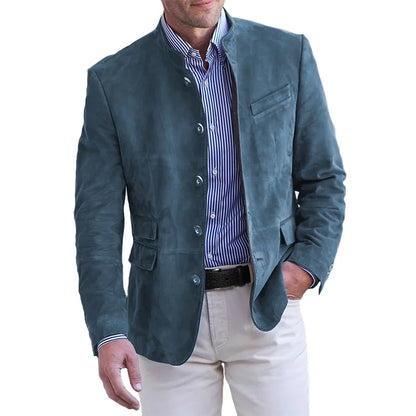 Jesse - Heren Blazer voor de Herfst met Knoopsluiting en Reverskraag