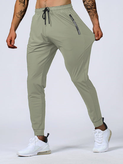 Joggingbroek Heren - Tapered Fit met Ritszakken | Sport