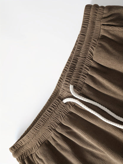 Co-ord Set Heren - Gestructureerd Overhemdjack met Cargo Broek | Casual