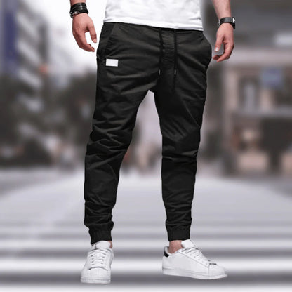 Broek Heren - Slim Jogger met Elastische Boord en Koordje | Casual