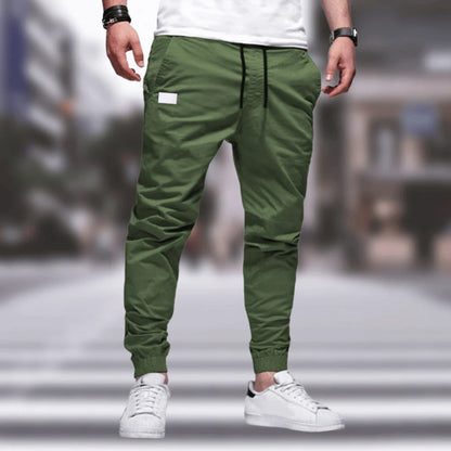 Broek Heren - Slim Jogger met Elastische Boord en Koordje | Casual