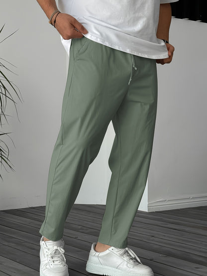 Pantalon Heren - Tapered Fit met Elastische Tailleband | Chique