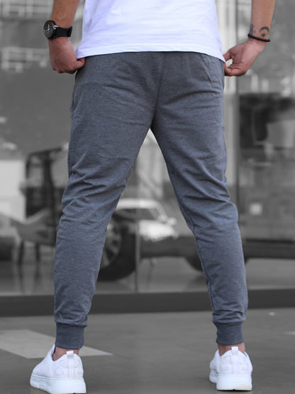 Joggingbroek Heren - Slim Fit met Ritszakken en Manchet | Casual