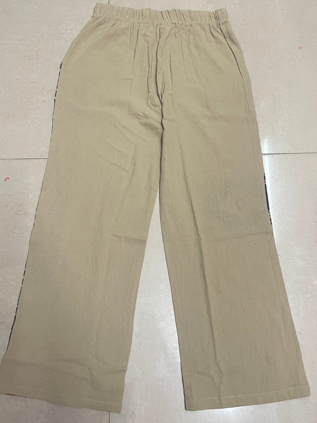 Broek Heren - Losse Zomerbroek met Etnische Print en Koordje | Zomer