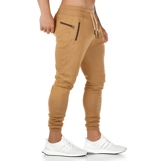 Heren Joggingbroek - Slim Fit met Trekkoord en Ritzakken | Praktisch