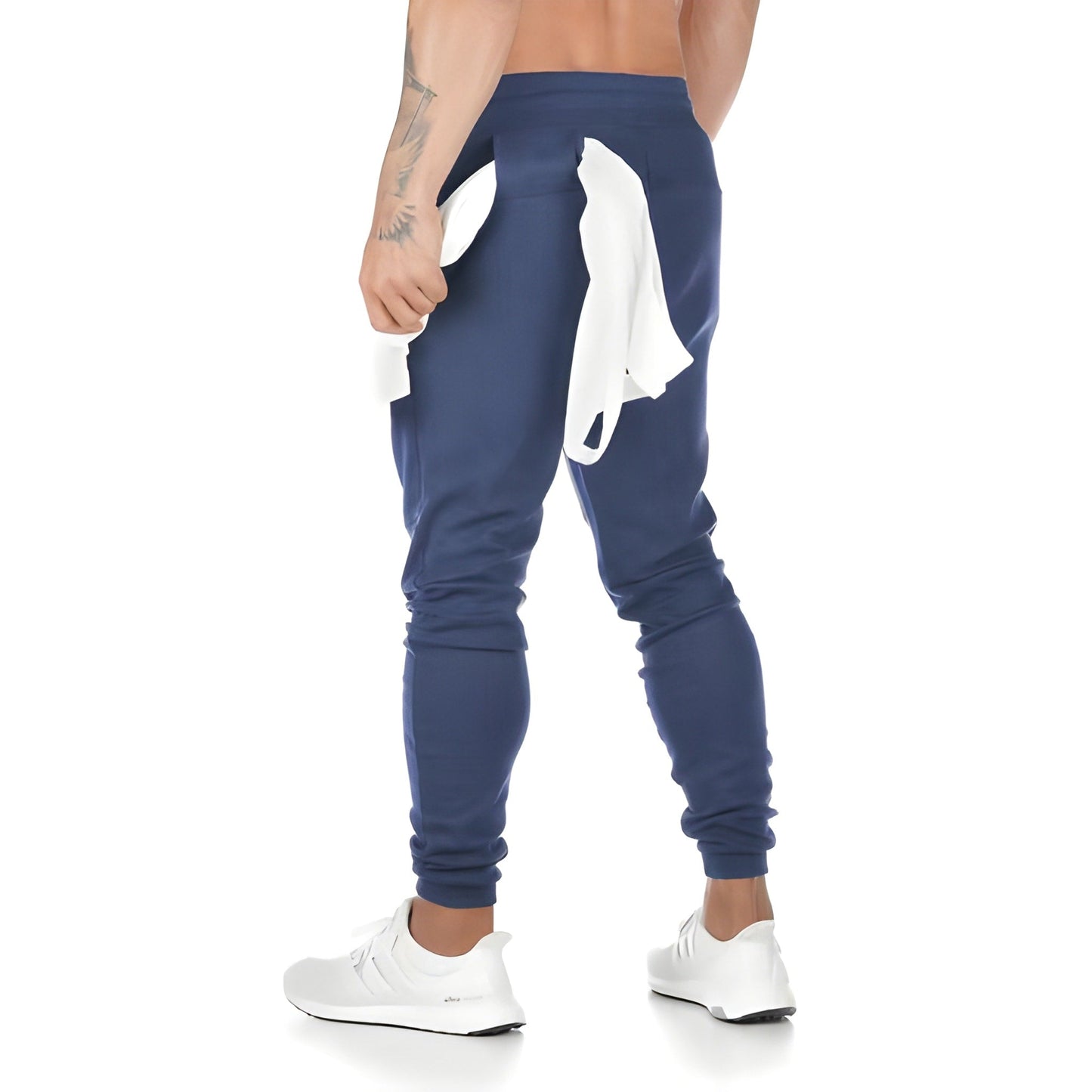 Heren Joggingbroek - Slim Fit met Trekkoord en Ritzakken | Praktisch