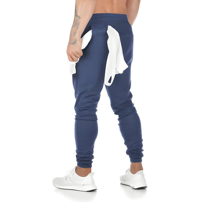 Heren Joggingbroek - Slim Fit met Trekkoord en Ritzakken | Praktisch