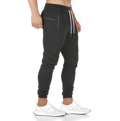 Heren Joggingbroek - Slim Fit met Trekkoord en Ritzakken | Praktisch
