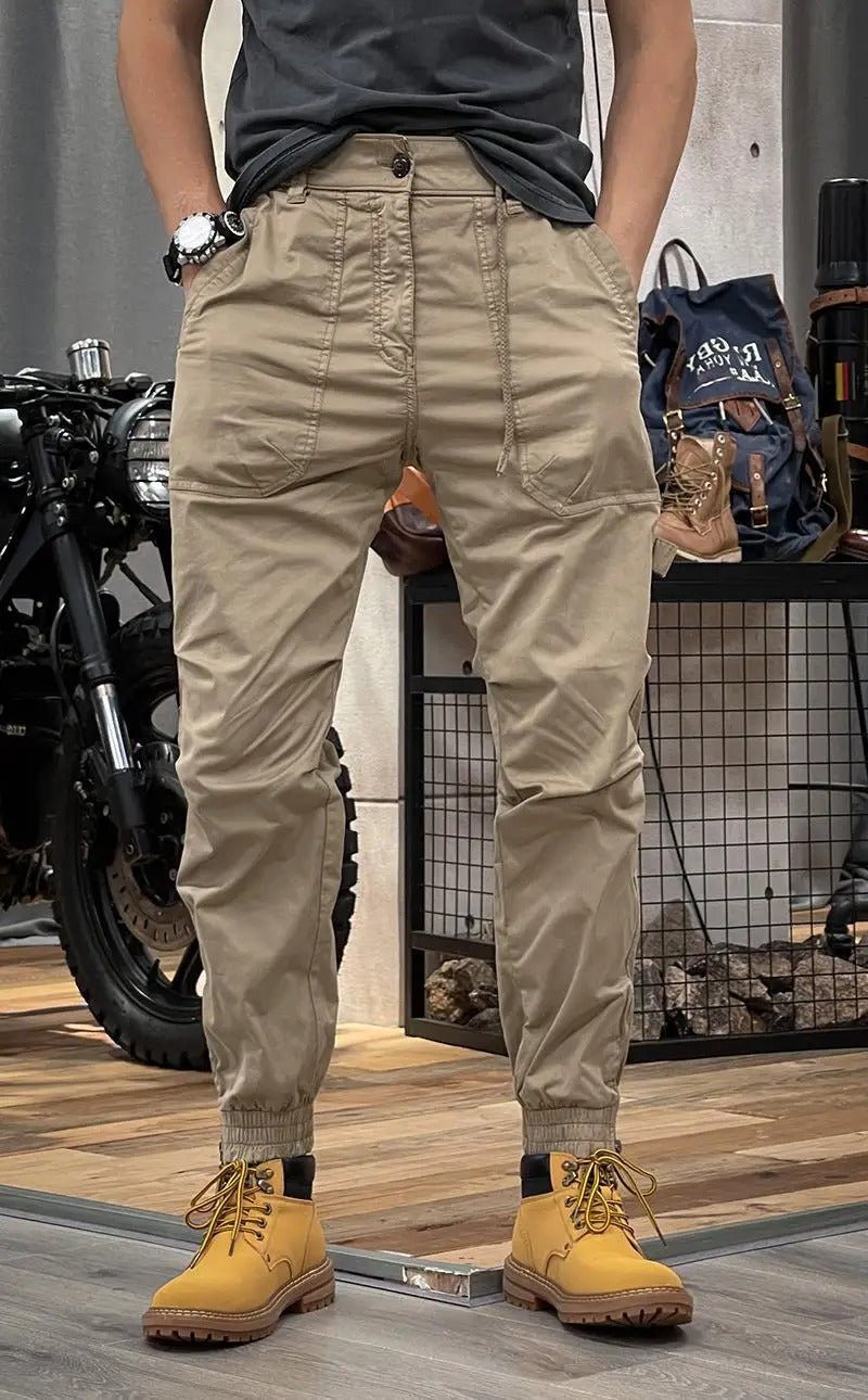 Cargo Broek Heren - Tapered Fit met Manchet en Rits | Casual