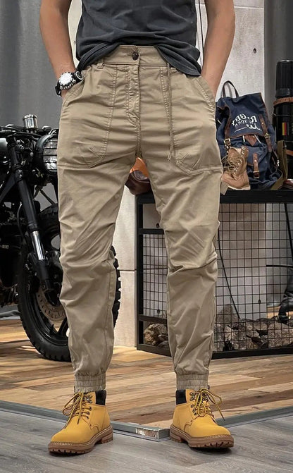 Cargo Broek Heren - Tapered Fit met Manchet en Rits | Casual