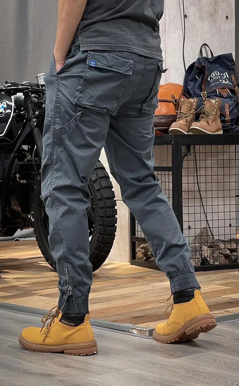 Cargo Broek Heren - Tapered Fit met Manchet en Rits | Casual