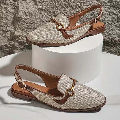 Julia - Chique Orthopedische Sandalen Dames met Horsebit Detail en Slingback