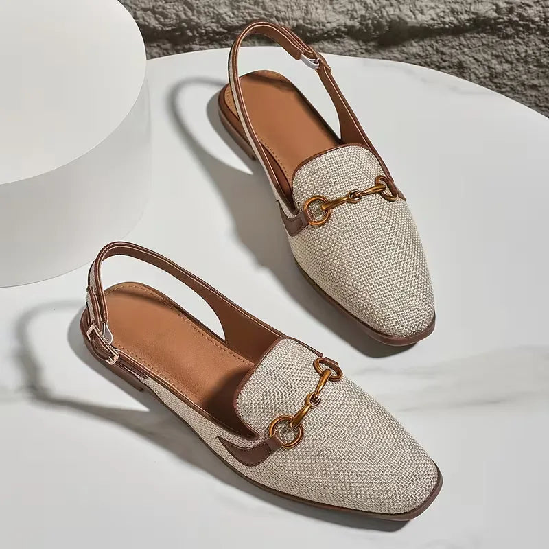 Julia - Chique Orthopedische Sandalen Dames met Horsebit Detail en Slingback