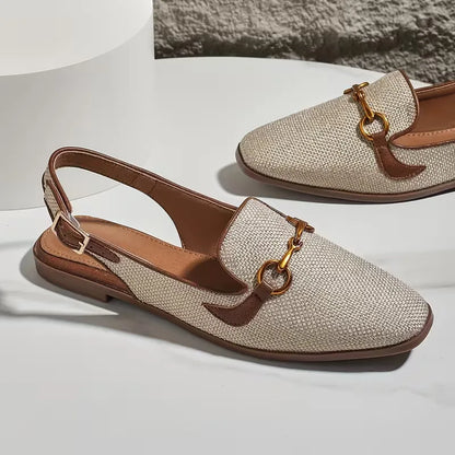 Julia - Chique Orthopedische Sandalen Dames met Horsebit Detail en Slingback