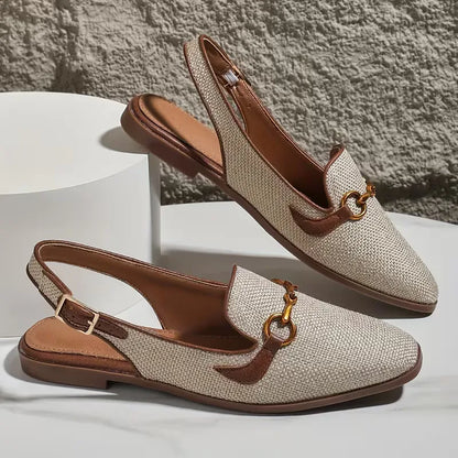 Julia - Chique Orthopedische Sandalen Dames met Horsebit Detail en Slingback