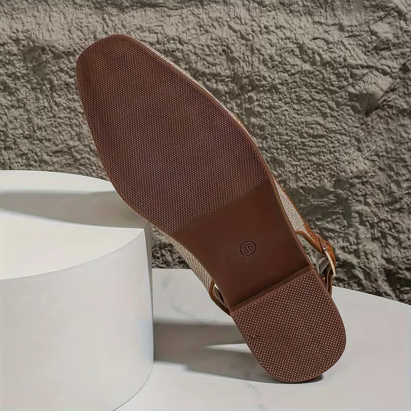Julia - Chique Orthopedische Sandalen Dames met Horsebit Detail en Slingback