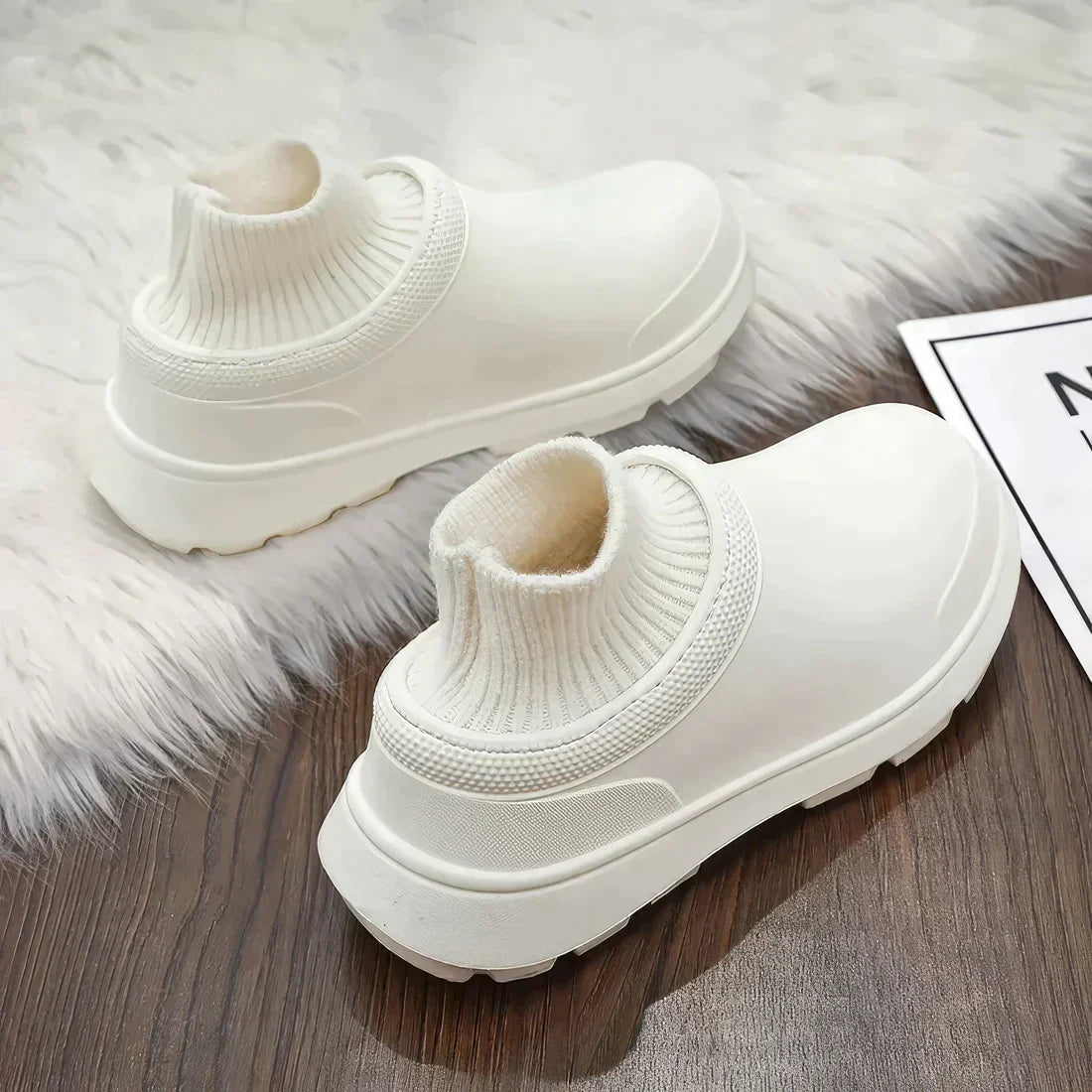 Julia - Dames Instappers Comfortabele Pasvorm met Antislip Zool en Voering