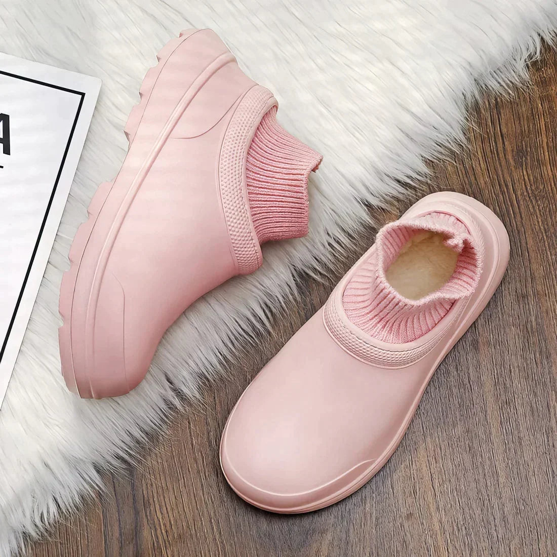 Julia - Dames Instappers Comfortabele Pasvorm met Antislip Zool en Voering