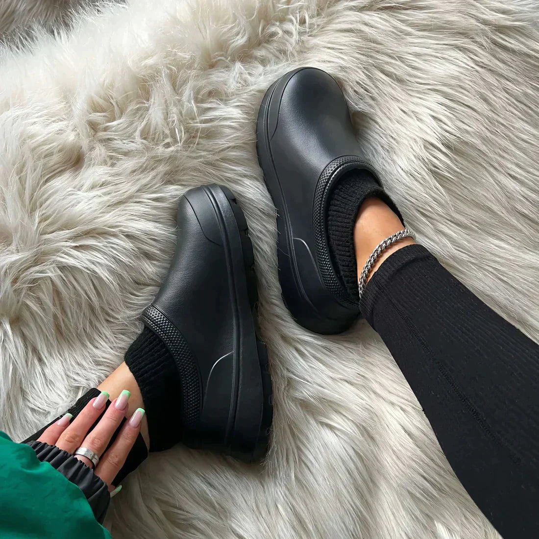 Julia - Dames Instappers Comfortabele Pasvorm met Antislip Zool en Voering