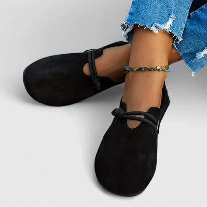 Lieke - Boho Orthopedische Sandalen Dames met Platte Zool en Koorddetail