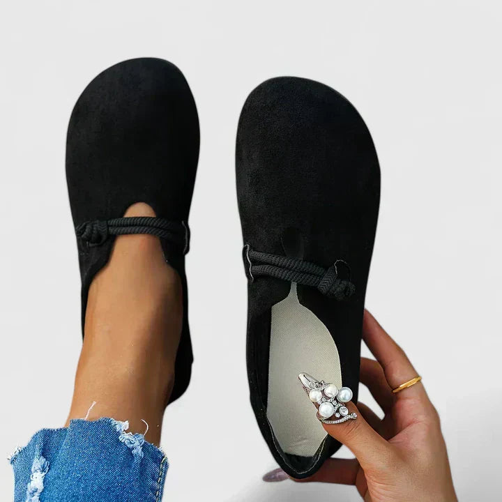 Lieke - Boho Orthopedische Sandalen Dames met Platte Zool en Koorddetail