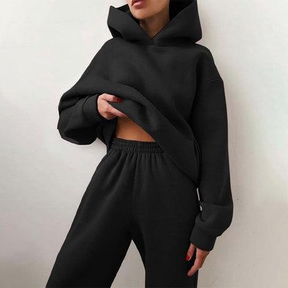 Lieke - Dames Loungewear Set Oversized met Capuchon en Joggingbroek