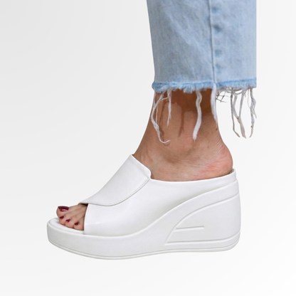 Lotte - Casual Orthopedische Damessandalen met Platform Wig en Open Neus