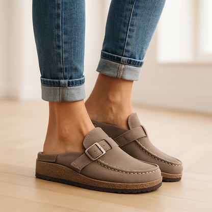 Lotte - Casual Orthopedische Sandalen Dames met Gespsluiting en Kurkzool