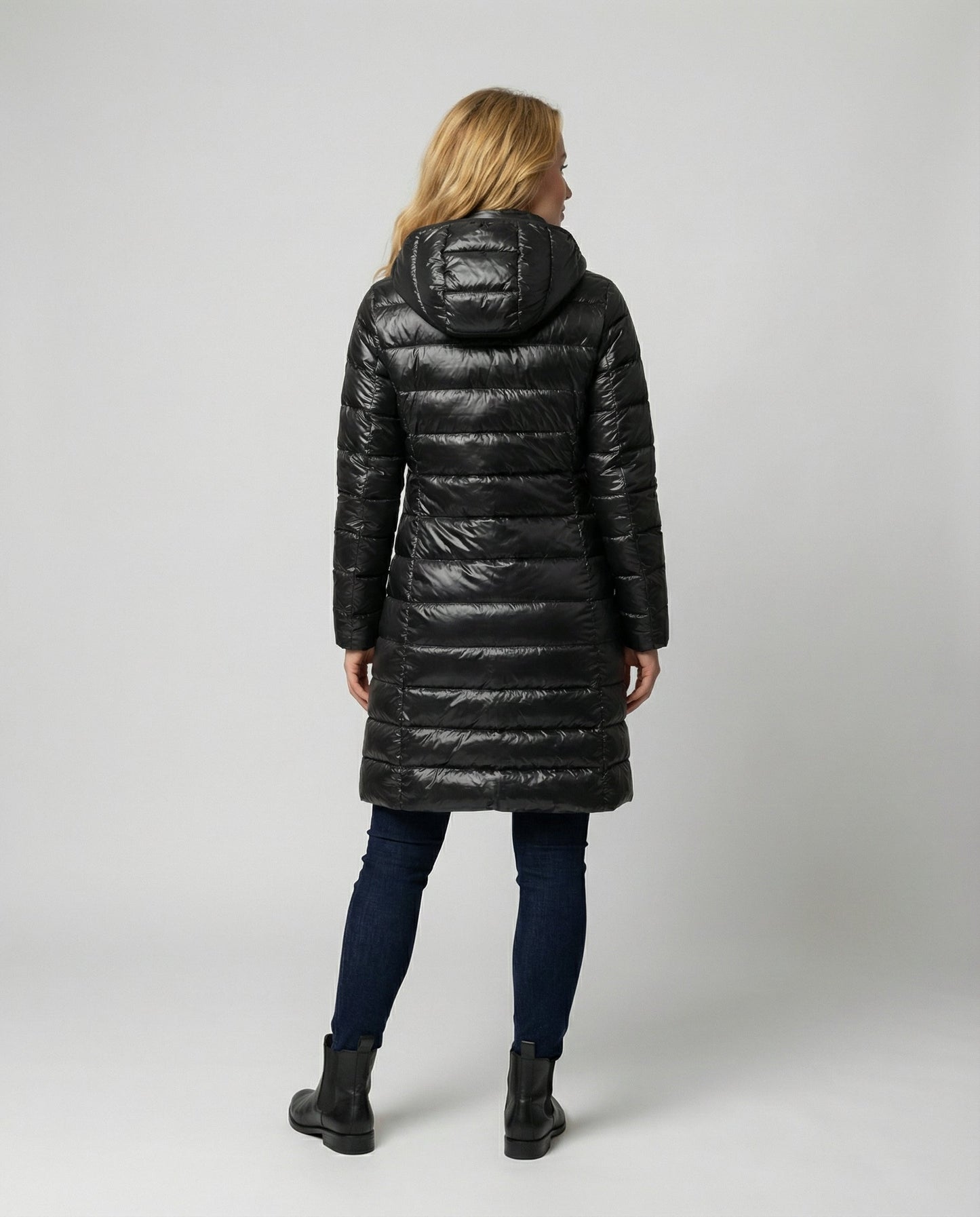 Lotte - Dames Lange Jas Lichtgewicht voor de Herfst met Capuchon