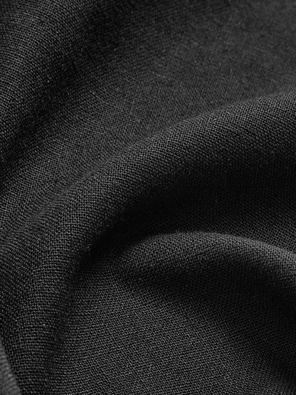 Lotte - Stijlvolle Linnen Rok Dames Maxi met Wijde Uitlopende Rok en Elastische Taille