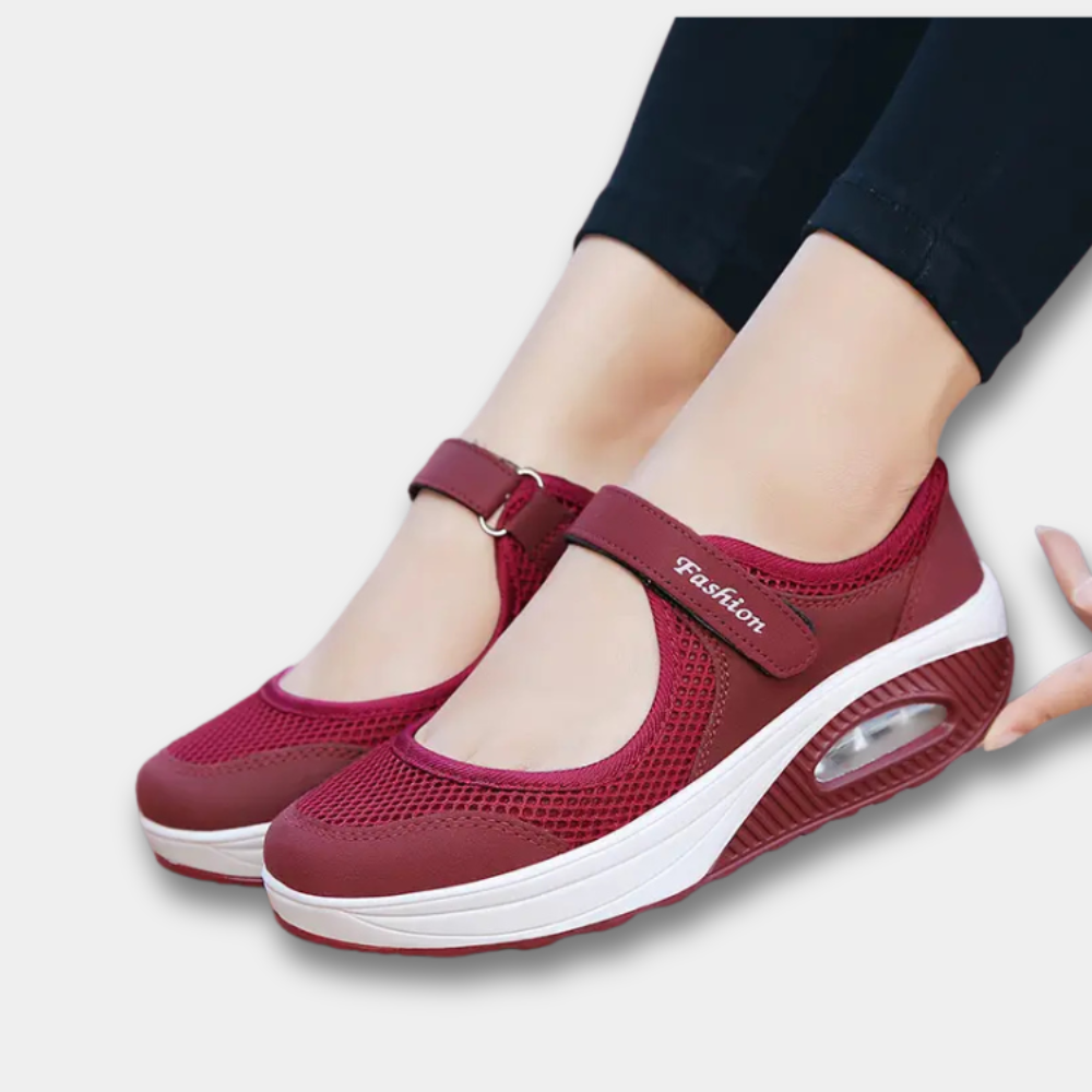 Lotte - Stijlvolle Orthopedische Schoenen Dames met Klittenbandsluiting en Zachte Zool