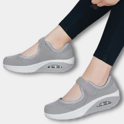 Lotte - Stijlvolle Orthopedische Schoenen Dames met Klittenbandsluiting en Zachte Zool
