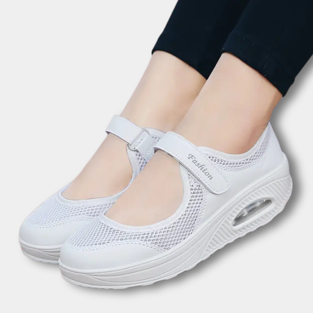 Lotte - Stijlvolle Orthopedische Schoenen Dames met Klittenbandsluiting en Zachte Zool