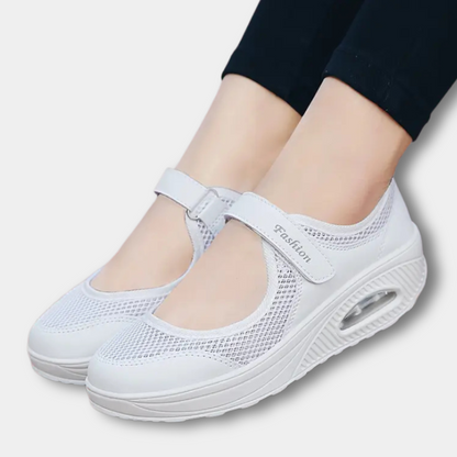 Lotte - Stijlvolle Orthopedische Schoenen Dames met Klittenbandsluiting en Zachte Zool