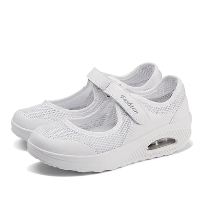 Lotte - Stijlvolle Orthopedische Schoenen Dames met Klittenbandsluiting en Zachte Zool
