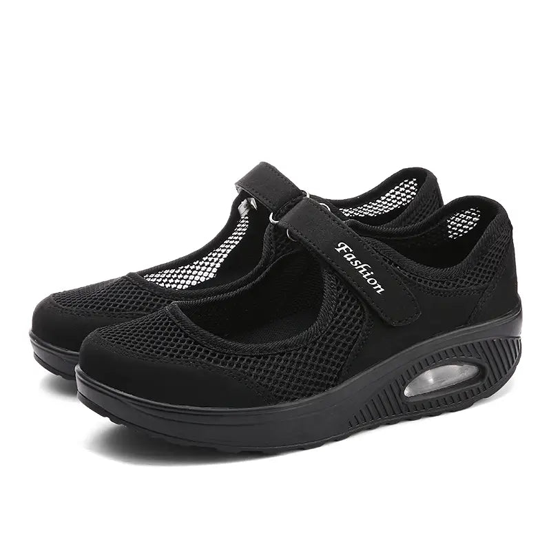 Lotte - Stijlvolle Orthopedische Schoenen Dames met Klittenbandsluiting en Zachte Zool