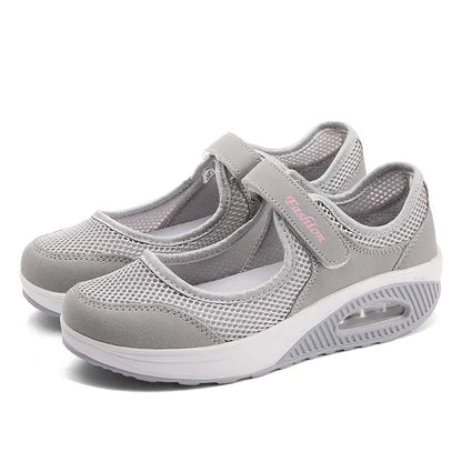 Lotte - Stijlvolle Orthopedische Schoenen Dames met Klittenbandsluiting en Zachte Zool