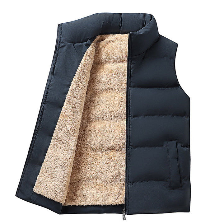 Luuk - Heren Bodywarmer met Warme Fleecevoering en Opstaande Kraag