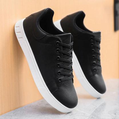 Luuk - Klassieke Sneakers Heren met Ondersteunende Zool en Leren Uitstraling