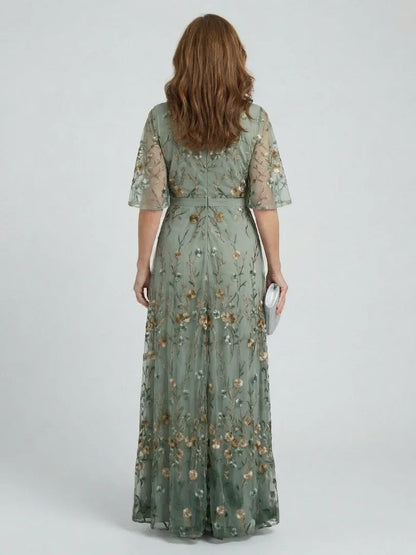 Marije - Romantische Maxi Jurk Dames met V-hals