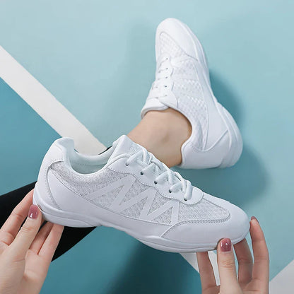 Sneakers Dames - Lichtgewicht Sportief Model met Veters | Casual