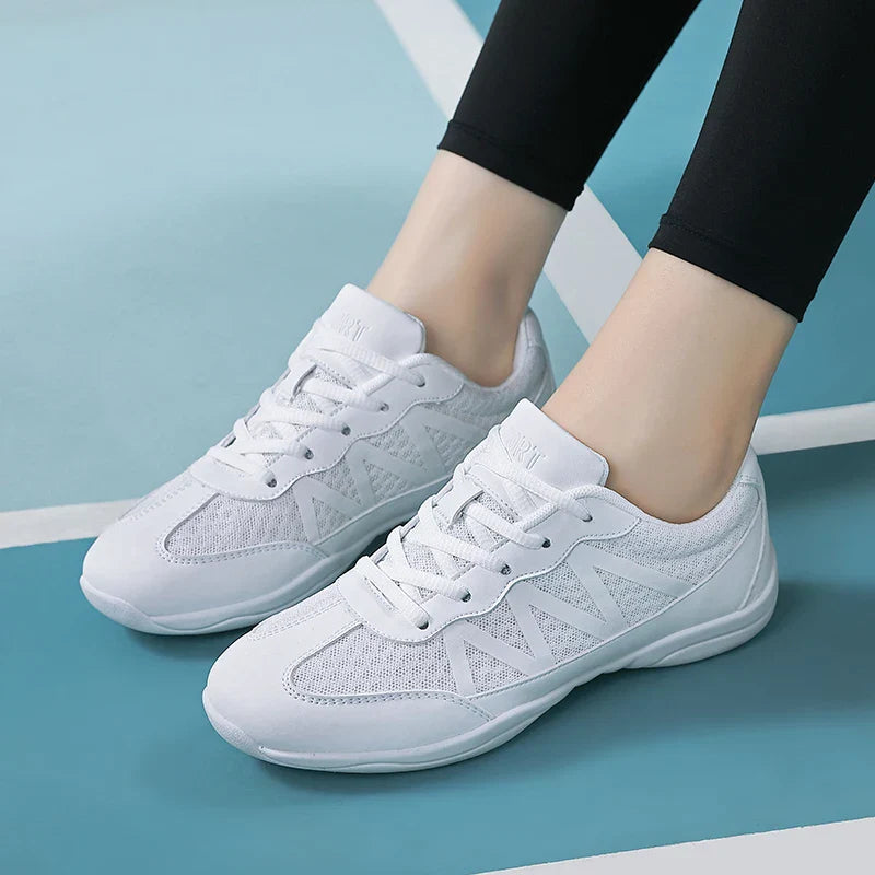 Sneakers Dames - Lichtgewicht Sportief Model met Veters | Casual