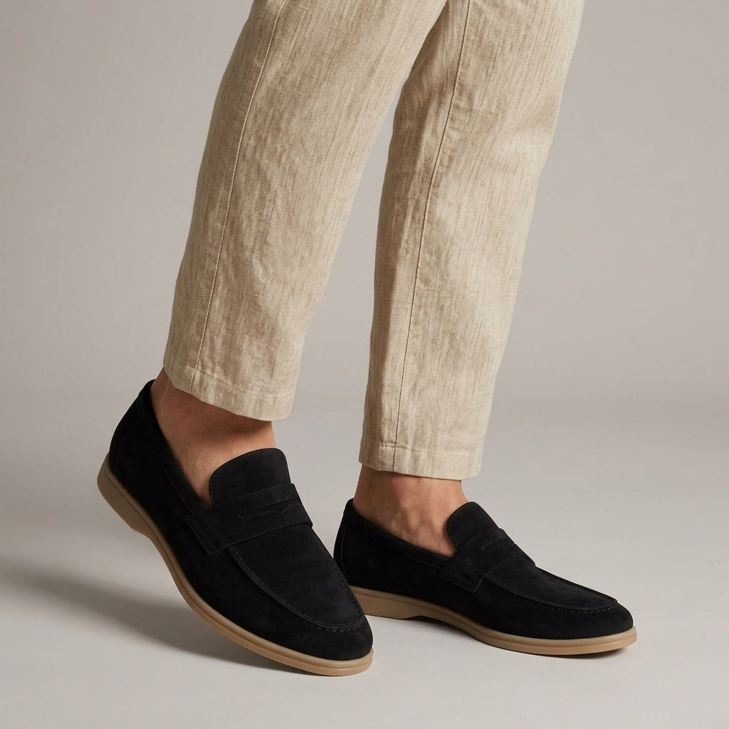 Niels - Heren Loafers Net voor de Winter met Instapmodel en Flexibele Zool