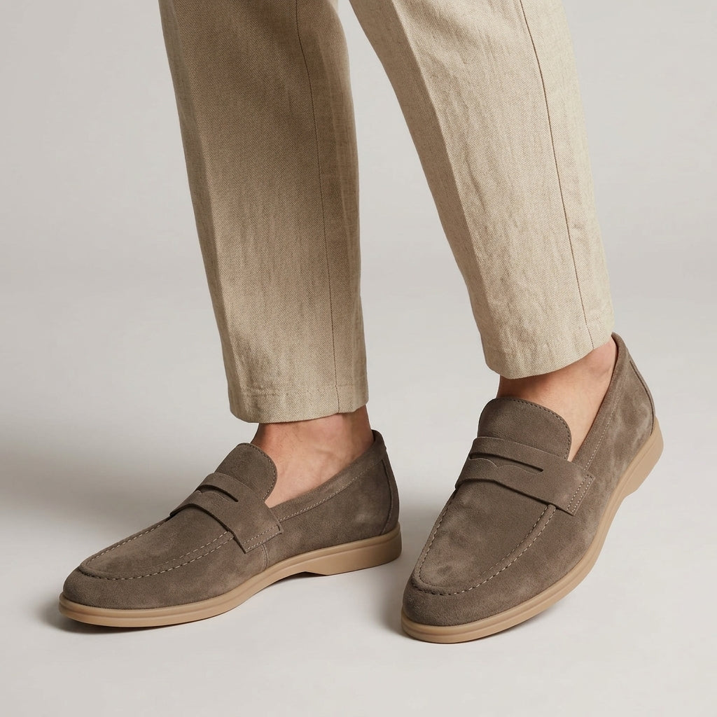 Niels - Heren Loafers Net voor de Winter met Instapmodel en Flexibele Zool