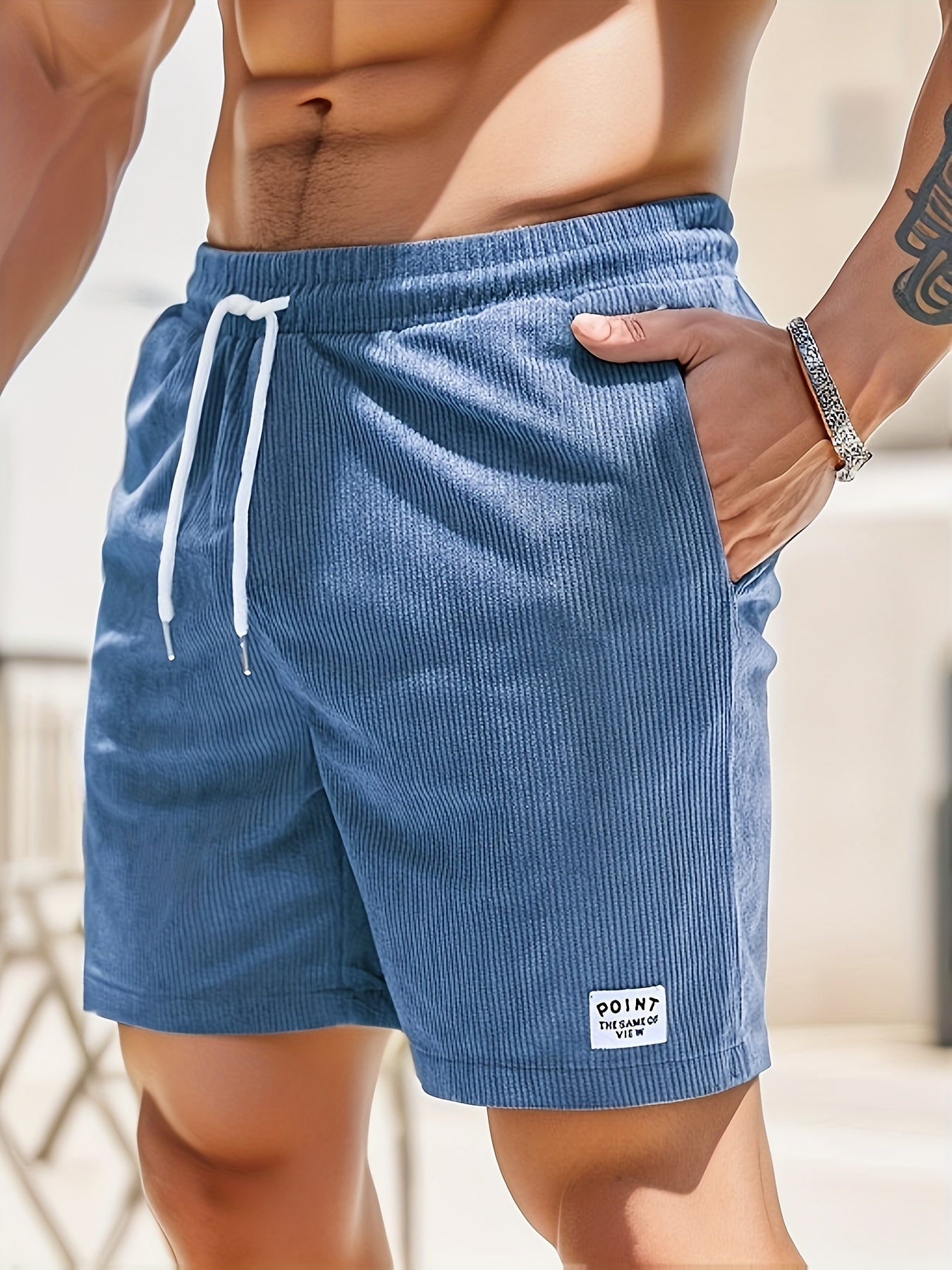 Niels - Casual Heren Zwembroek met Elastische Tailleband en Zijzakken